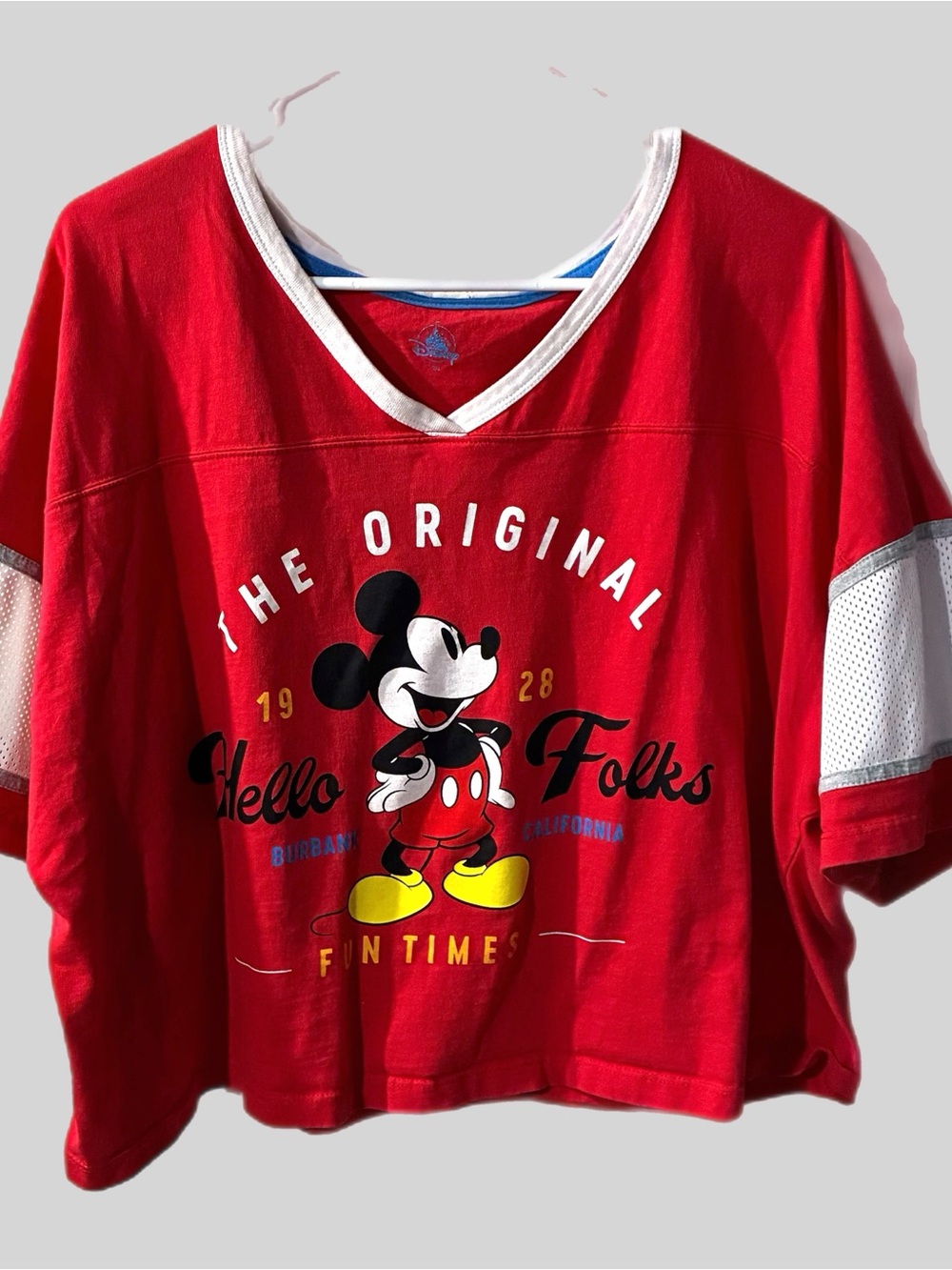 Vintage Mickey Mouse Red Graphic Tee